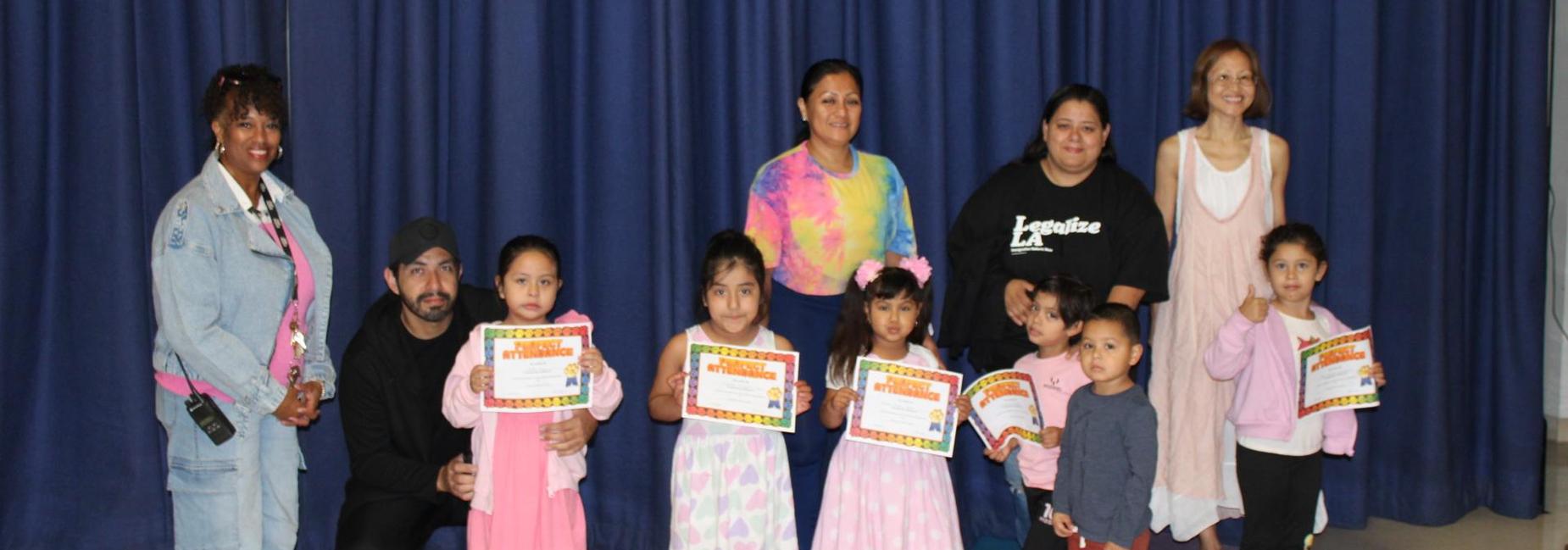 Ms. Lay’s class September perfect attendance