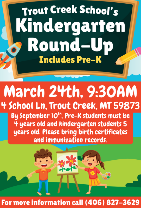 Flyer for the Kinder round up