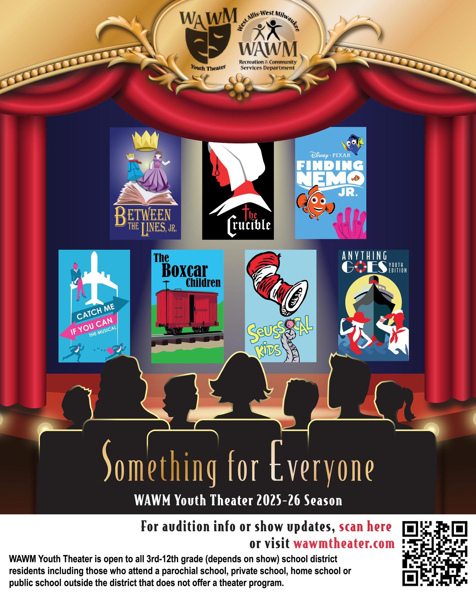 Youth Theater 2025-26 Production Season