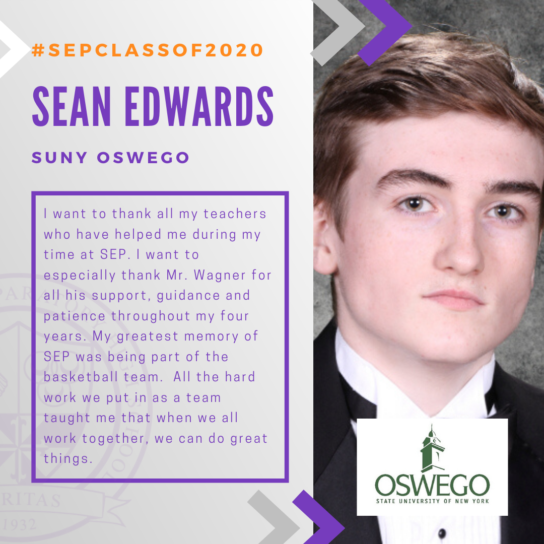 2020 Senior Spotlights – Class of 2020 – St. Edmund Preparatory High School