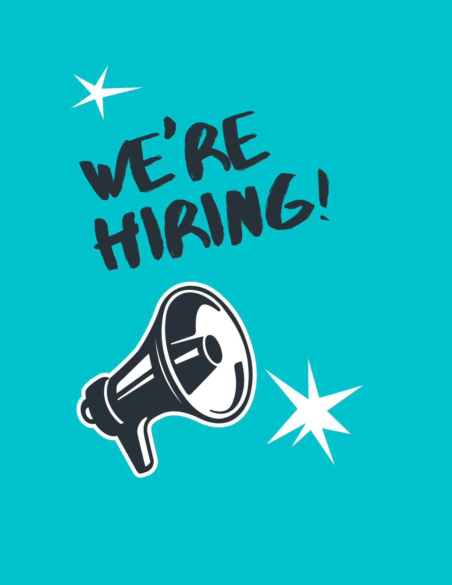 We're Hiring