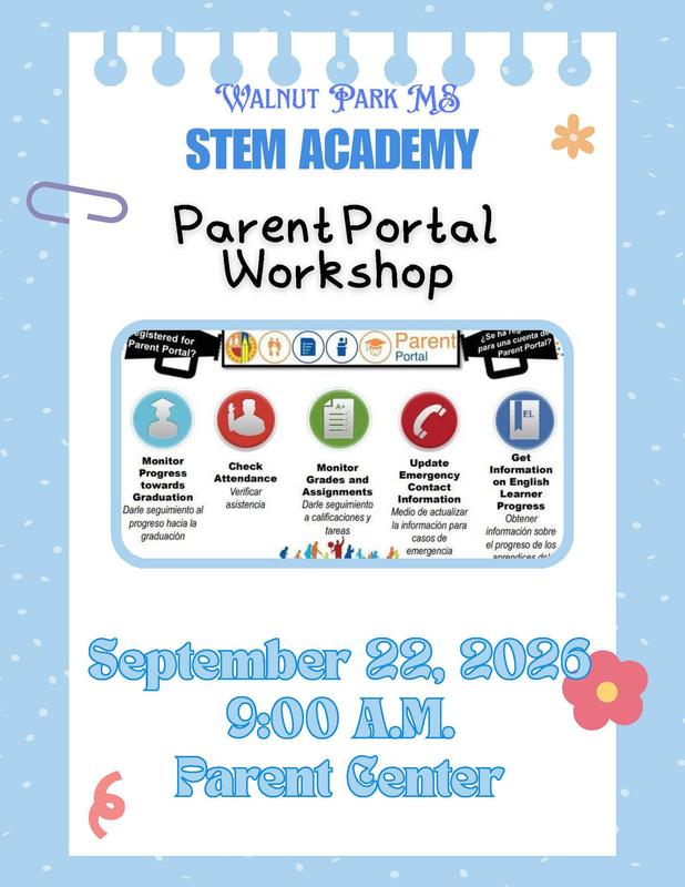 Parent Portal English Flyer