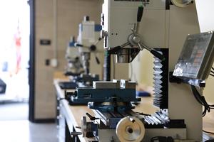 Classroom machinery in Westview High's Engineering building