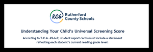 Universal Screener Scores