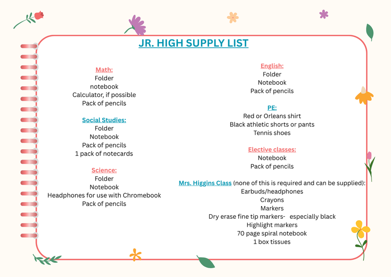 Supplies