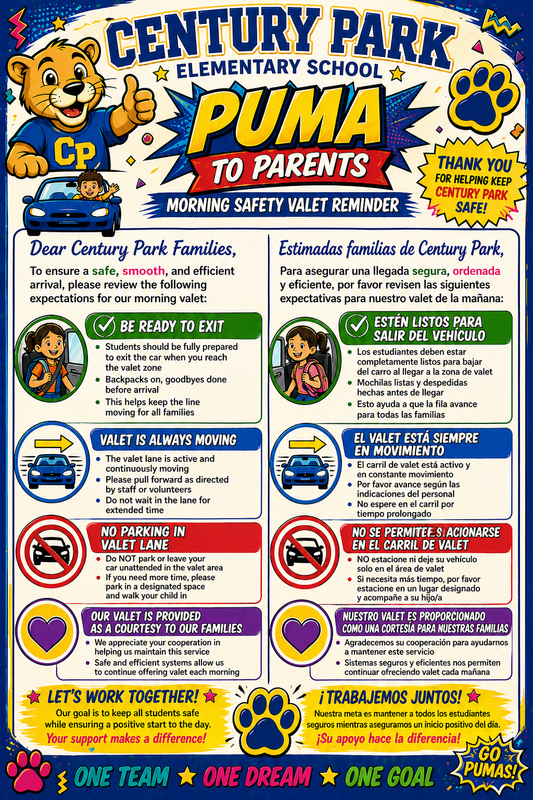 Eng/Spn Valet Safety Flyer