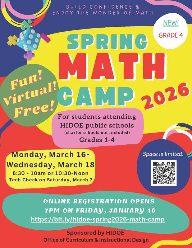 Spring Math Camp 2026