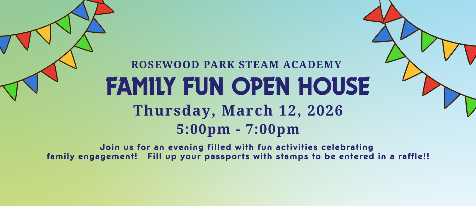 banner for family fun night