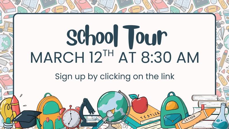School Tour Sign Up Click Here Featured Photo