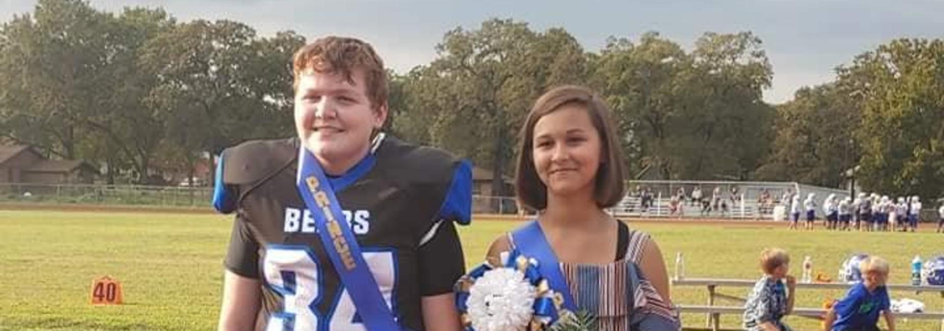 Homecoming queen and king