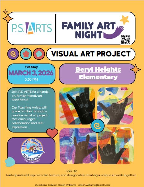 P.S. Arts Night Featured Photo