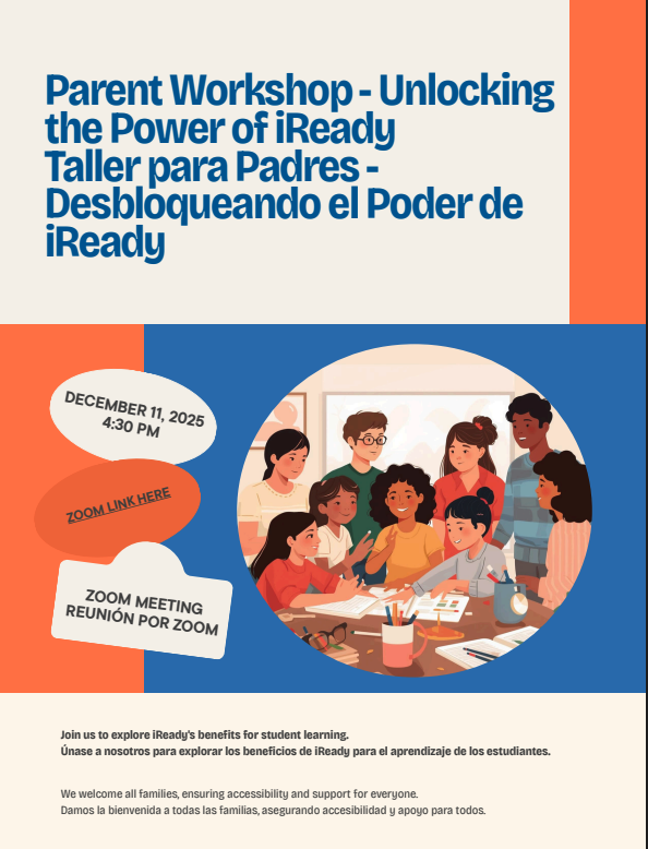 Group of parents working together at a table with papers and pencils