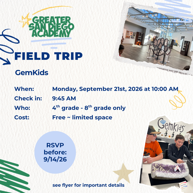 Info Graphic with details about field trip