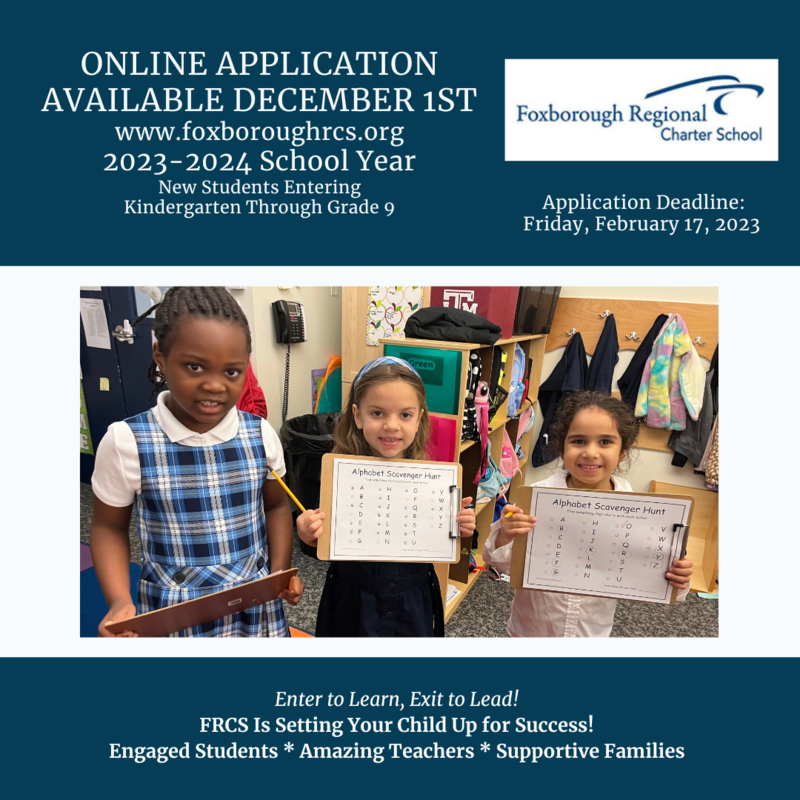 Don't Miss the Deadline! The Enrollment Application for the 2023-2024 School Year Closes February 17th! Featured Photo