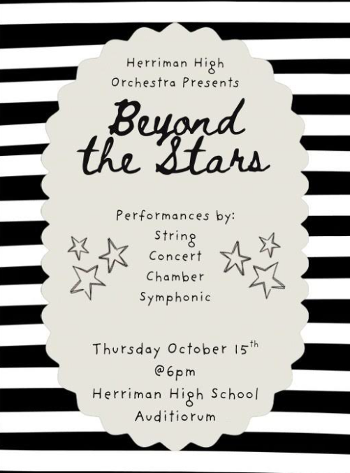 HHS Orchestra Concert on Thursday, October 16 at 6:00pm in the auditorium.