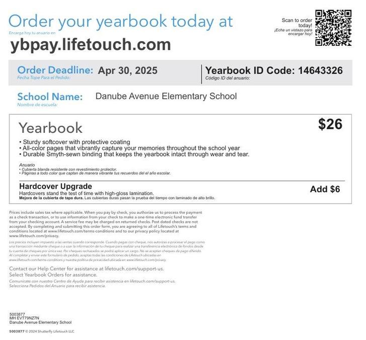 Order your yearbook today!