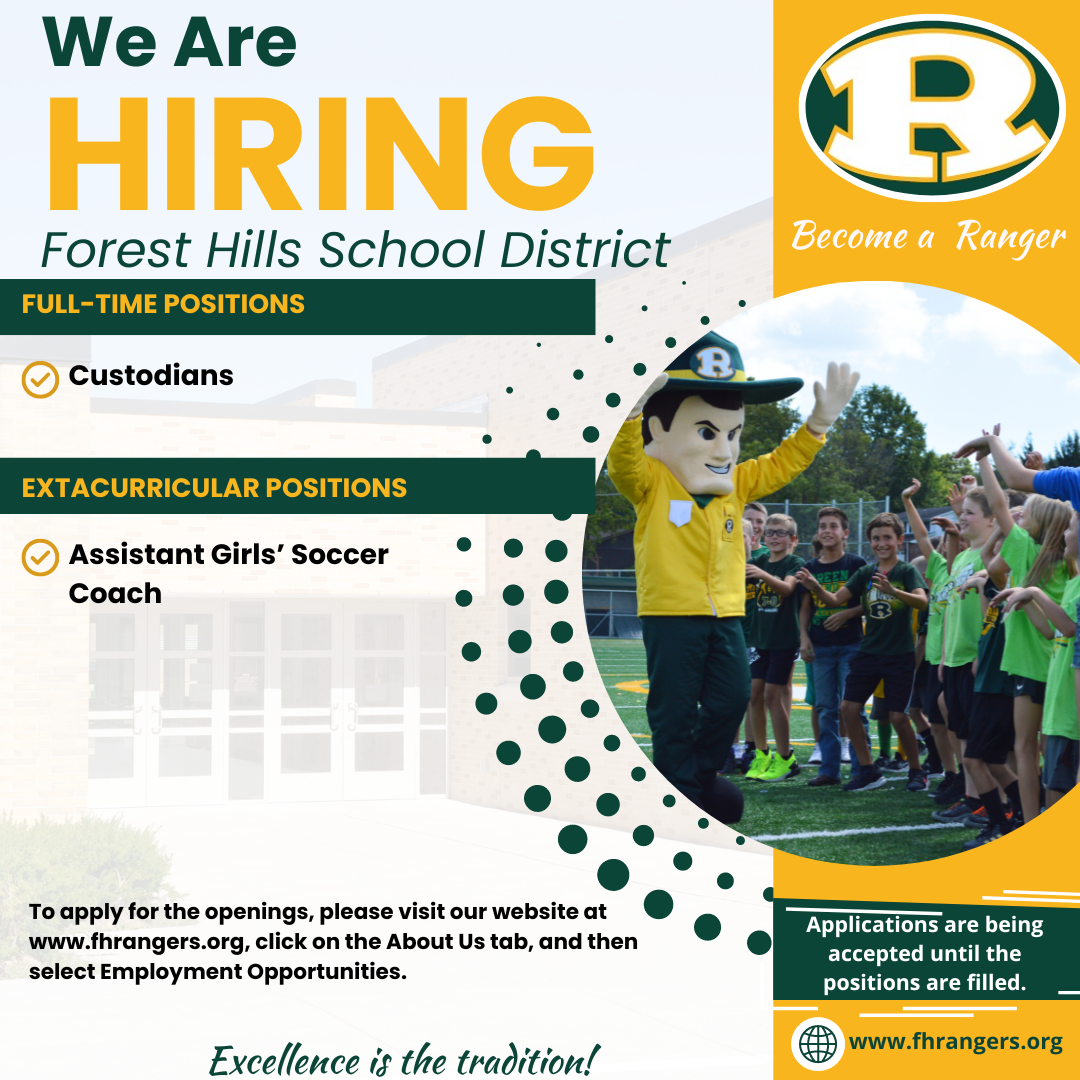 Current Vacancies – Employment Opportunities – Forest Hills School District