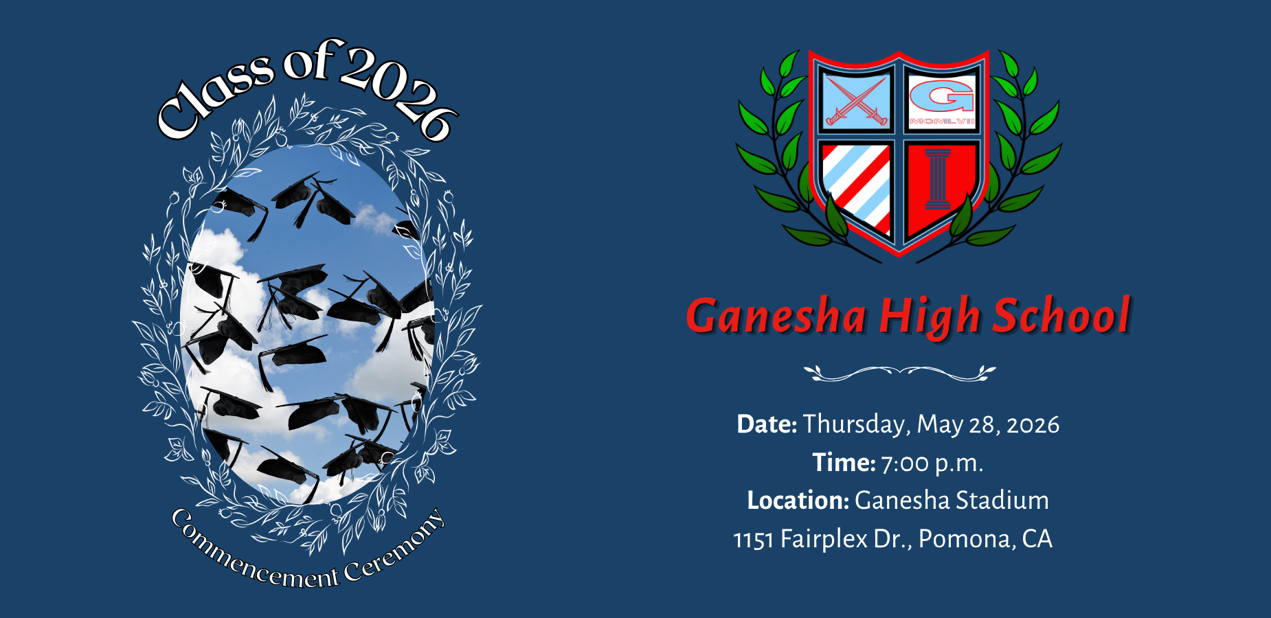 ganesha graduation shuffle banner