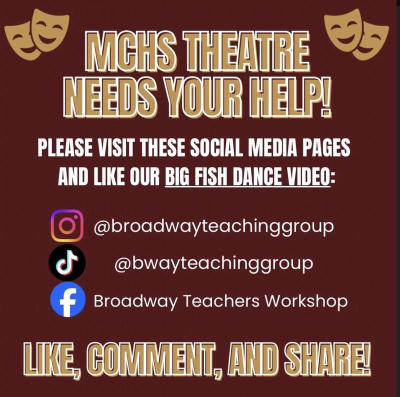 MCHS Theatre Needs Your Help