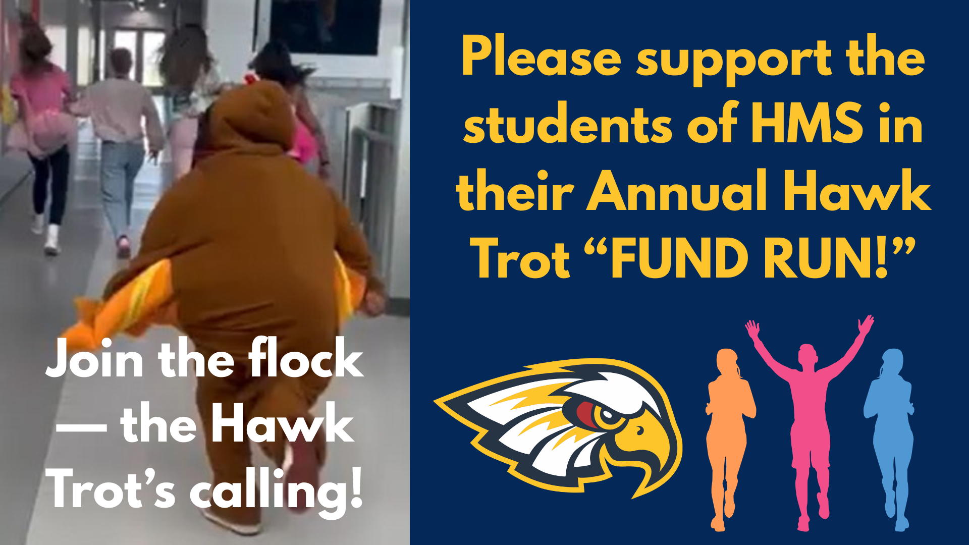 The 2025 Hawk Trot Fund Run is Coming! Please support us!!! Image