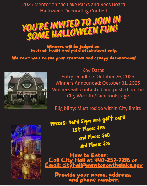 Mentor-on-the-Lake Halloween Decorating Contest