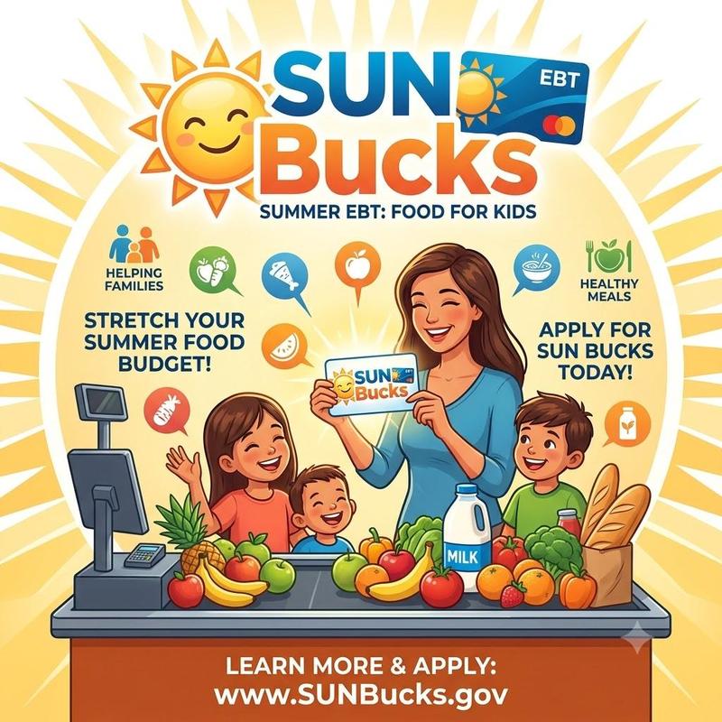 Apply Now for SUN Bucks! Thumbnail Image