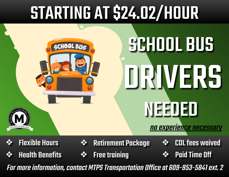 Flyer for Bus Drivers Needed
