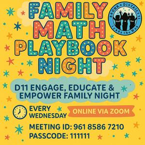 Family Math Playbook Night