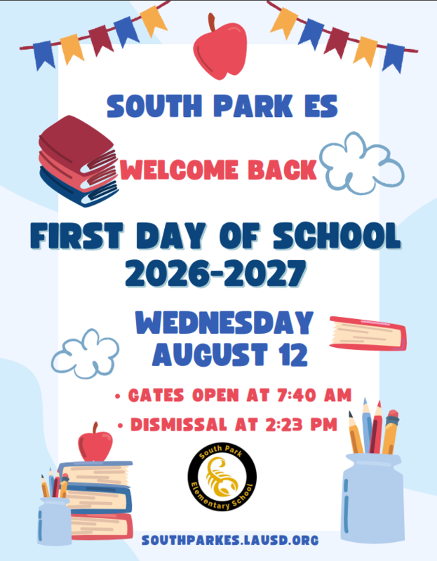 First day of School 26-27
