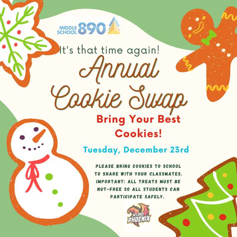 Flyer about the Cookie Swap