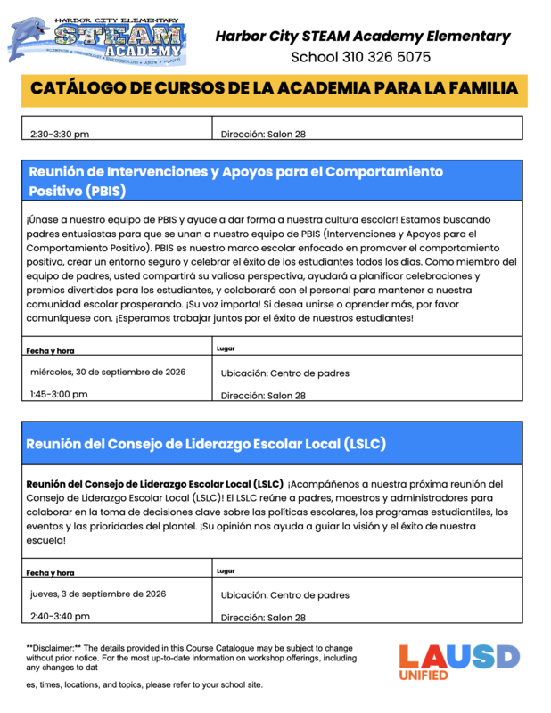 Family academy Spanish 5