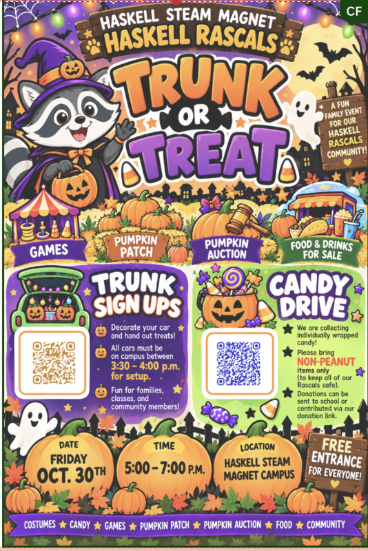 Haskell Fall Festival/Trunk or Treat Featured Photo