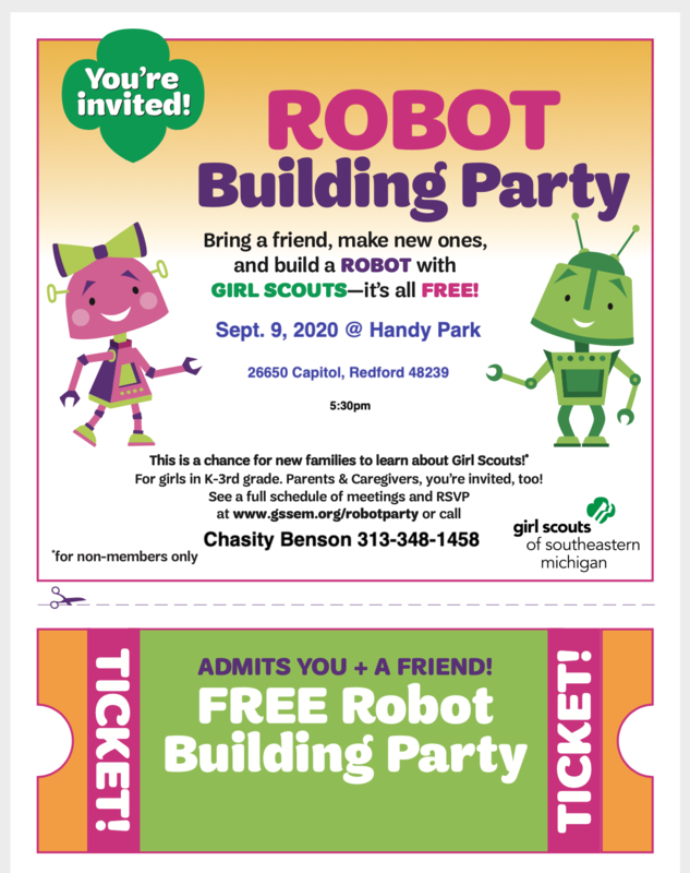 Girl Scouts Event for Girls K-3!