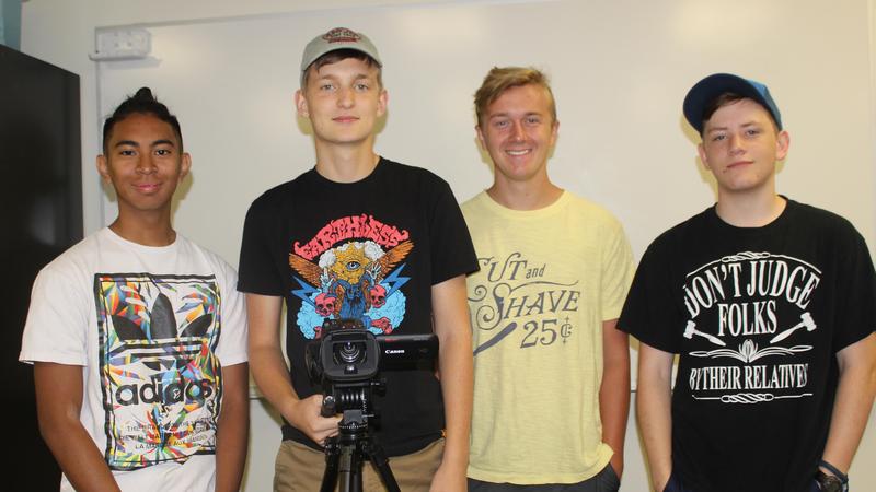 Members of CHS On Demand Video Team