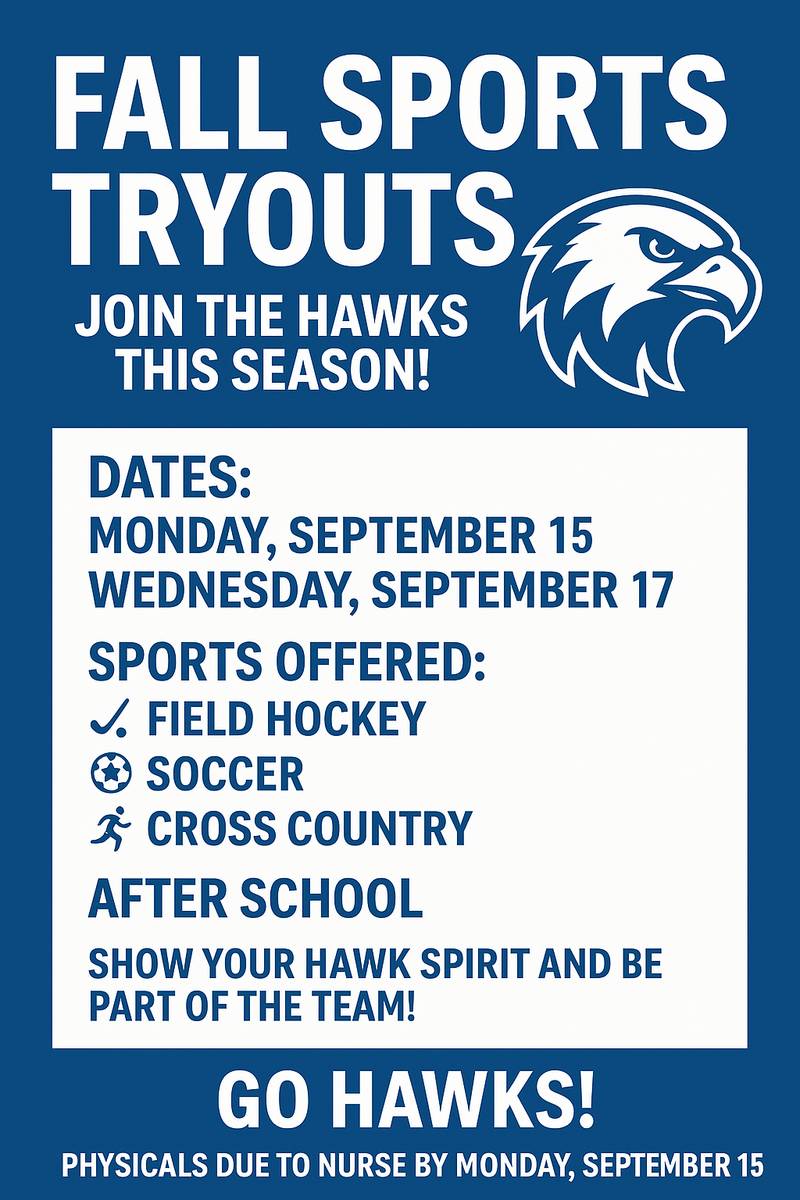 Fall Sports Tryouts
