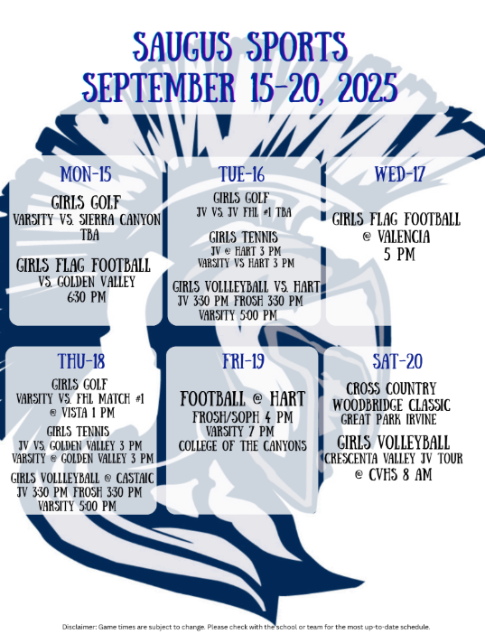 Sports Sept 15 - 20