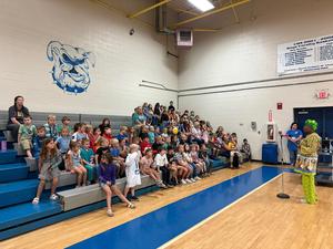 Students at Storytelling Event