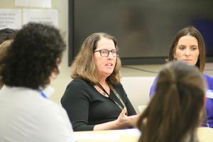 Massachusetts HHS Secretary Dr. Mahaniah Visits Revere High