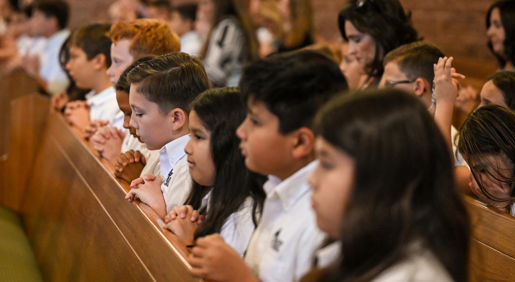 Students in Mass