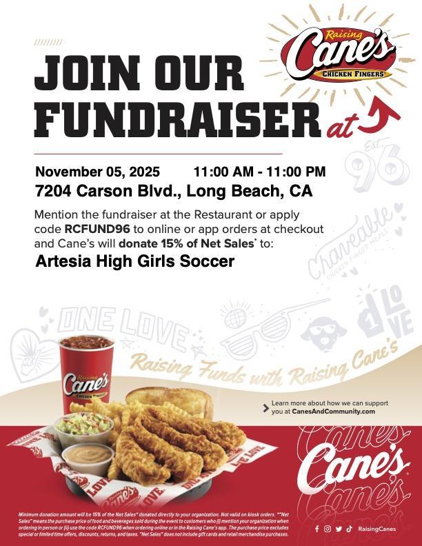Fundraiser at Raisin' Canes