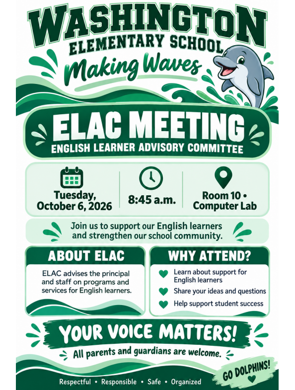 ELAC Meeting English
