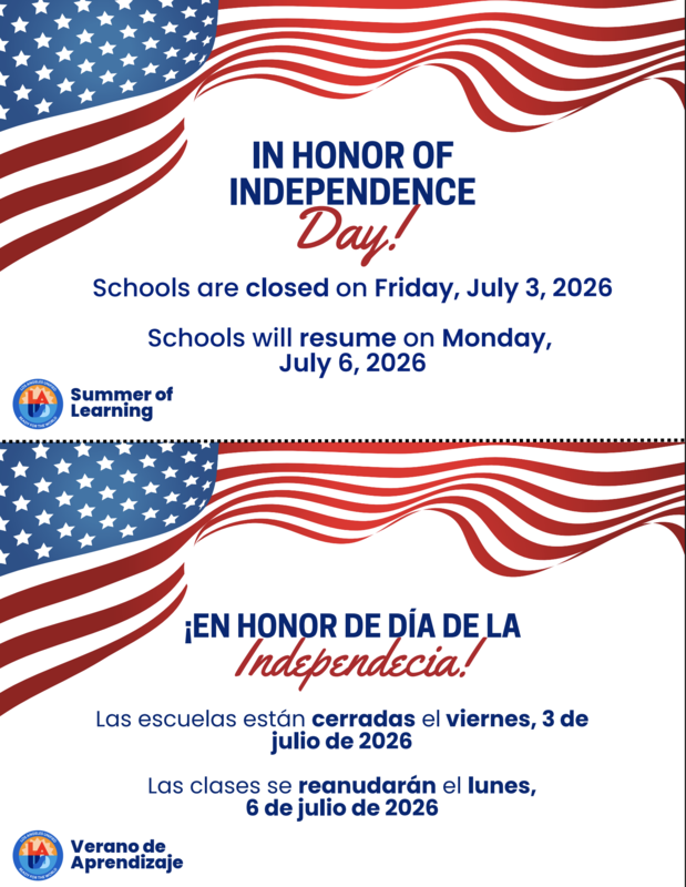 No School July 3rd
