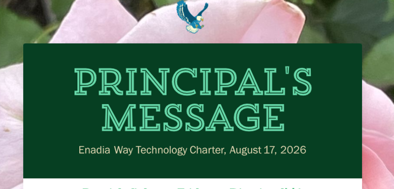 Principal's Message Featured Photo