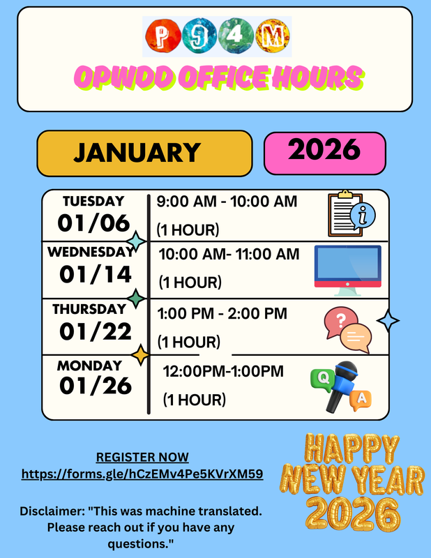 English- Light blue background with charts with dates