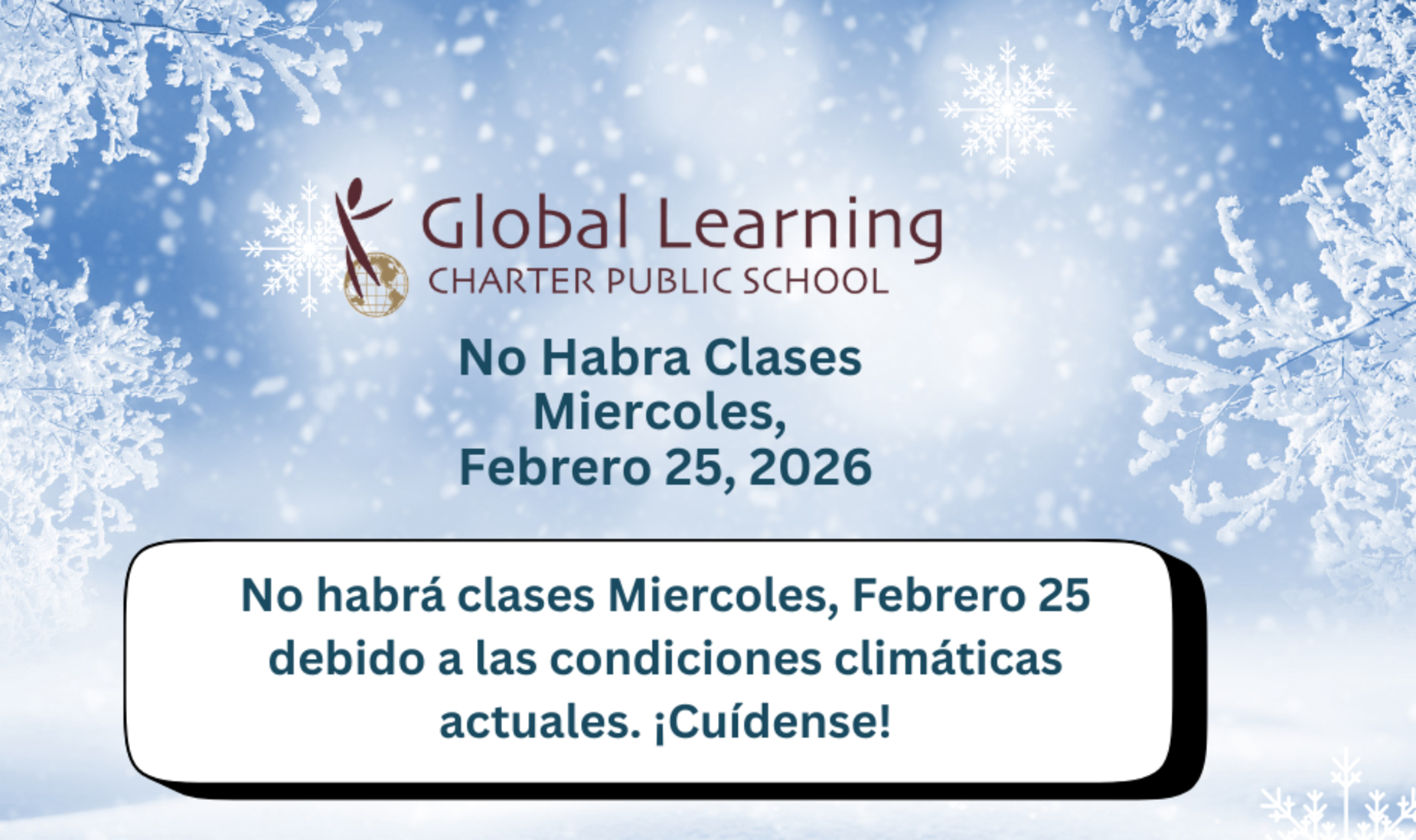 School is Cancelled 2/25