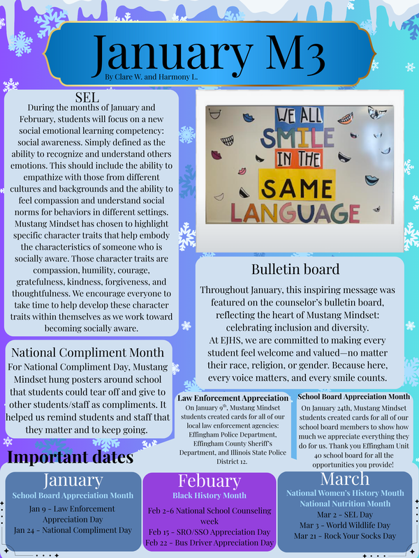 Mustang Mindset Monthly January