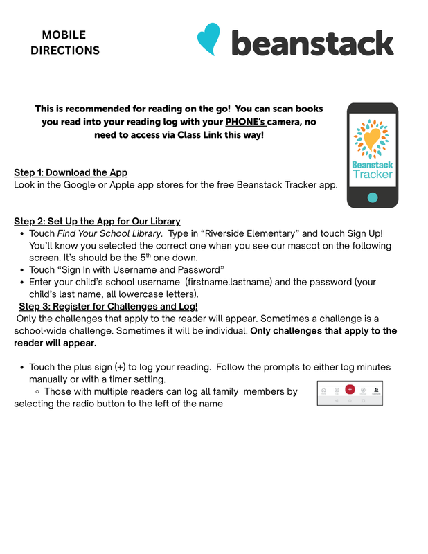 Mobile app login flyer