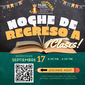 Back-to-School Night Invitation (Spanish)