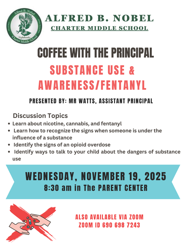 Coffee with the Principal "Substance Use & Awareness/Fentanyl" Featured Photo