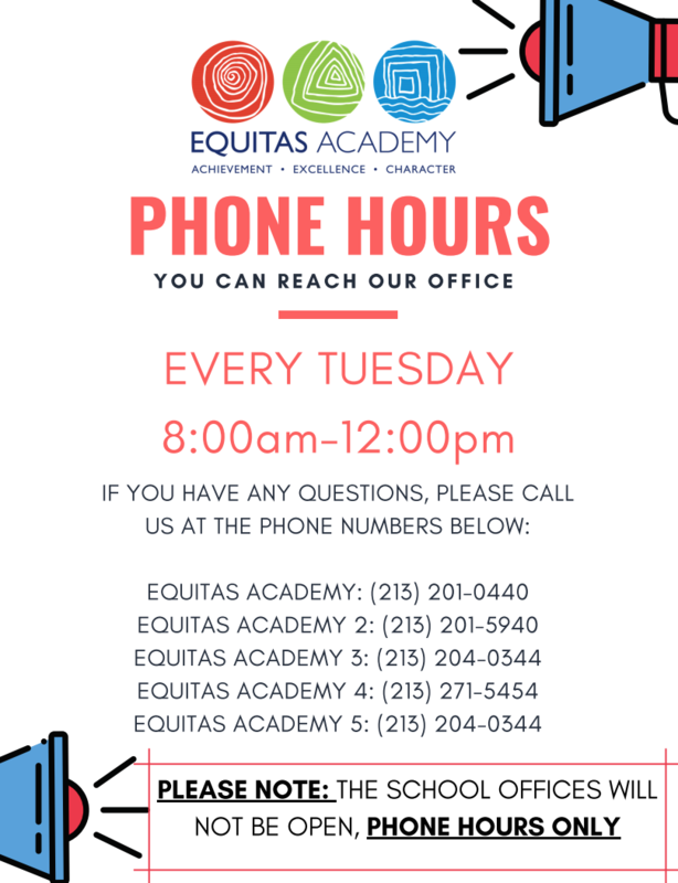 Updated Phone Hours / Cambios a Horas de Teléfono Featured Photo